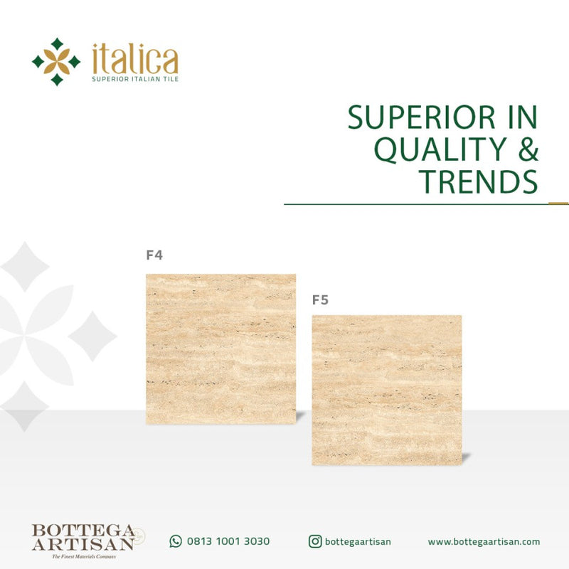 Italica Granite Tile Tepic Crema Glossy 60X60