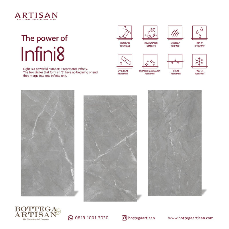 Artisan Armani Silver Lustrous 120X240  9mm