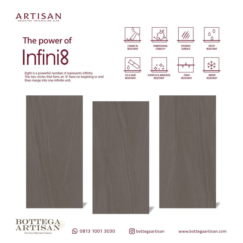 Granit Lamina Slab Artisan Mountain Tortora Mute 120X240