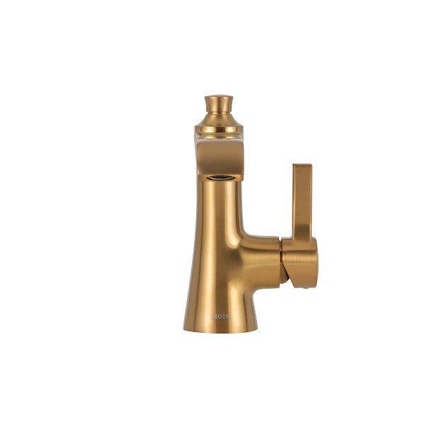 Bathroom Faucet MOEN Flara One Handle Faucet Brushed Gold S6981BG