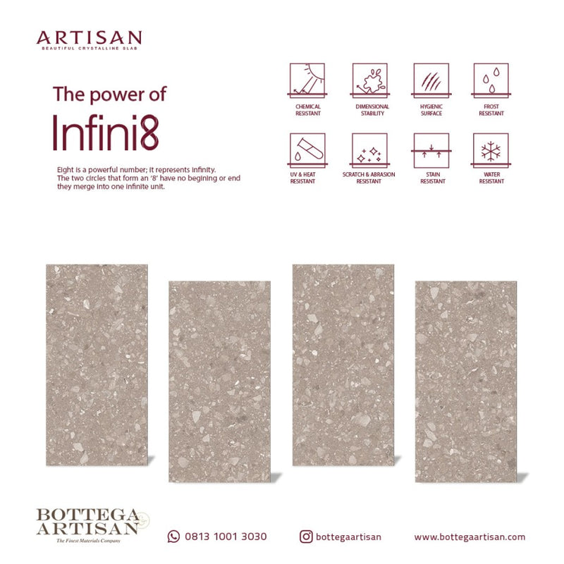 Granit Lamina Slab Artisan Terra Flakes Mute 120X240