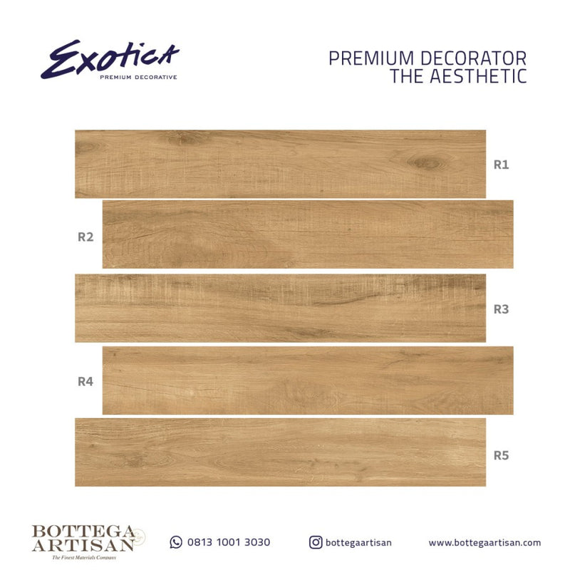 Exotica Wood Autumn Miele 20x120