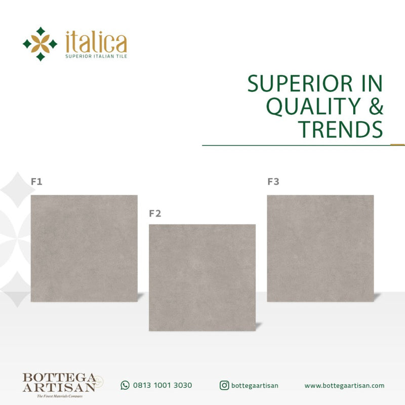 Italica Granite Tile Imperia Silver Matt  60x60 cm