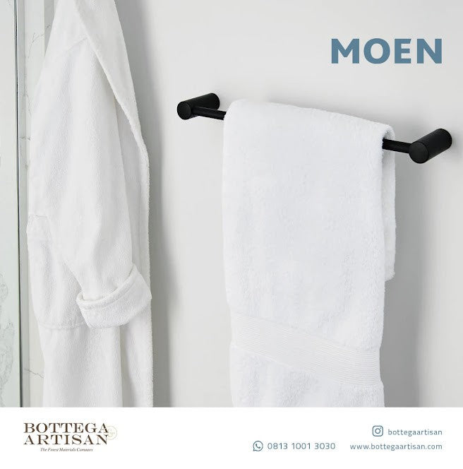Align Matte Black 24" Towel Bar YB0424BL