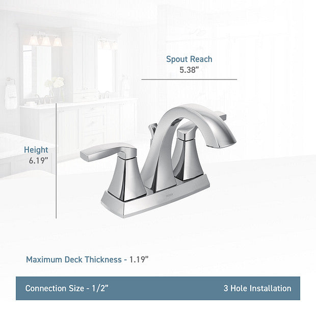 Bathroom Faucet Voss Brushed Gold One-Handle High Arc 6901BG