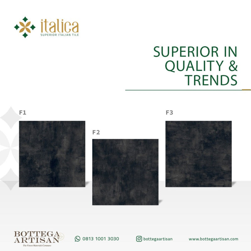 Italica GraniteTile Desert Nero Matt  60x60 cm