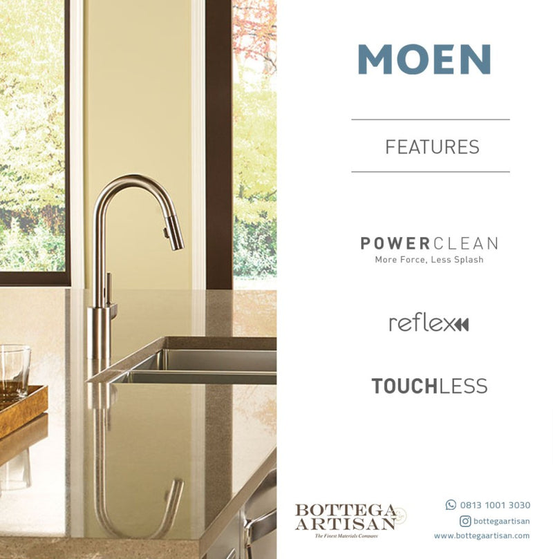 Align Chrome One-Handle High Arc MotionSense Pulldown Kitchen Faucet 7565EC