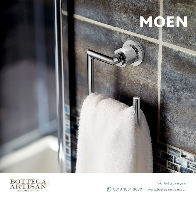 Bath Accessories MOEN Arris Towel Ring Chrome