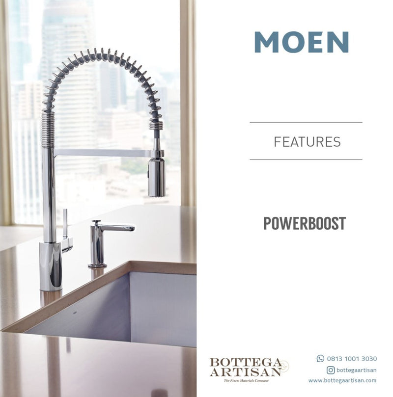 Align Chrome One-Handle Pre-Rinse Spring Pulldown Kitchen Faucet 5923