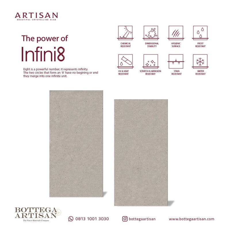 Granit Lamina Slab Artisan Beton Flake Mute 120X240