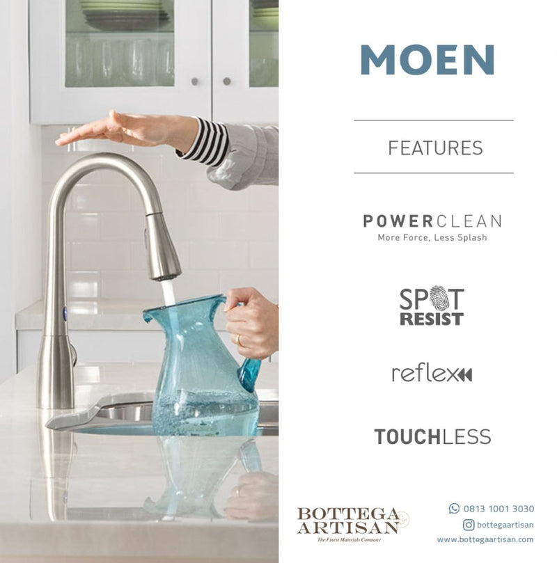 Arbor Spot Resist Stainless One-Handle High Arc Pulldown Kitchen Faucet 7594ESRS