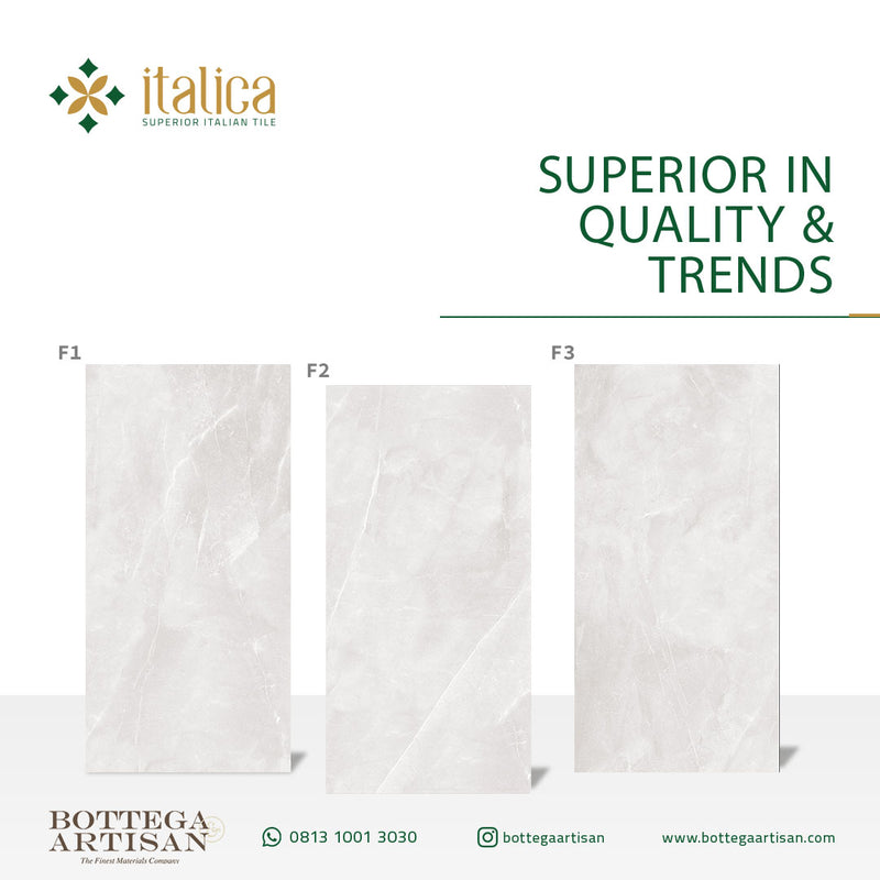 Italica Granite Tile Armani Bianco Glossy 60X120