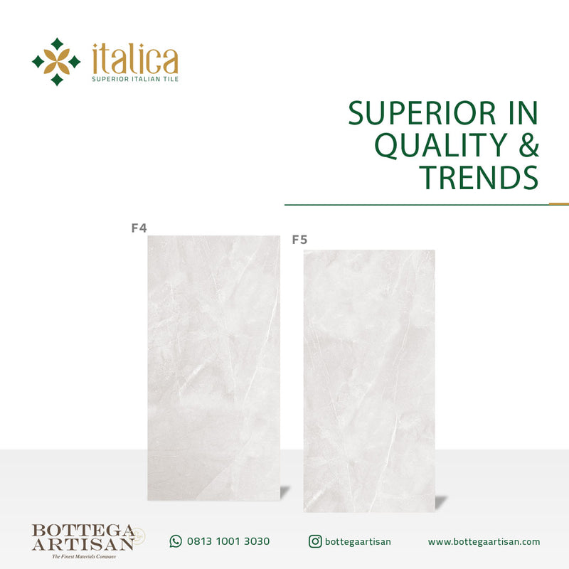 Italica Granite Tile Armani Bianco Glossy 60X120