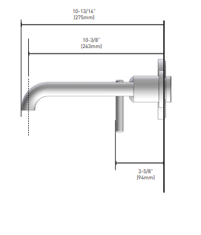 MOEN Gibson Brushed Nickel One-Handle Non Diverter Tub Filler WT961BN
