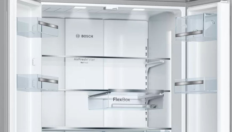 BOSCH KFN86AA76J Series 6 HEADER2.Glassdoor_MultiDoor 183 x 81.1 cm Black