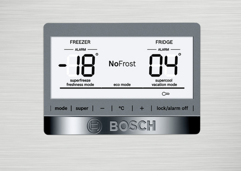 BOSCH KGN86AID1N Series 6 Free-standing fridge-freezer with freezer at bottom 186 x 86 cm Stainless steel (with anti-fingerprint)