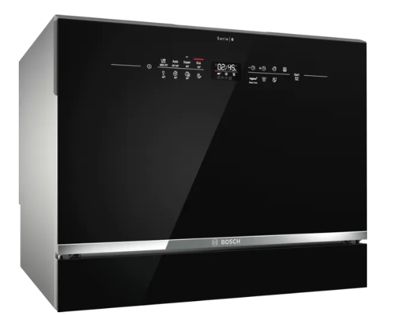 BOSCH SKS68BB008 Series 6 Free-standing compact dishwasher 55 cm Black
