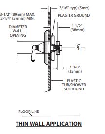 TubShower MOEN Brantford Oil Rubbed Bronze Posi-Temp® T2153ORB