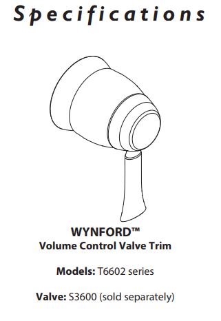 Volume Control Trim Wynford Polished Nickel T6602NL