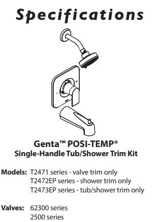 Tub/Shower Genta LX Matte Black M-CORE 4 Port UT2473EPBL