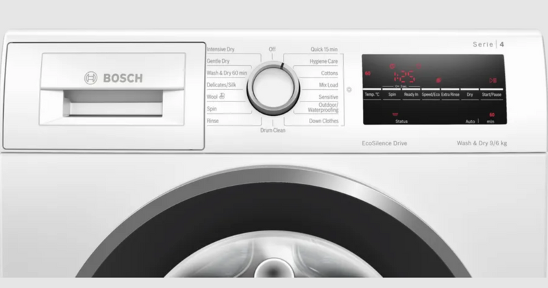 BOSCH WNA14400ID Series 4 Washer dryer 9/6 kg 1400 rpm