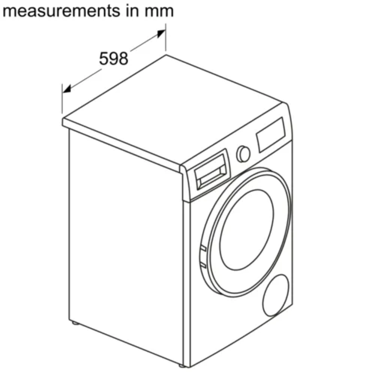 BOSCH WNA14400ID Series 4 Washer dryer 9/6 kg 1400 rpm