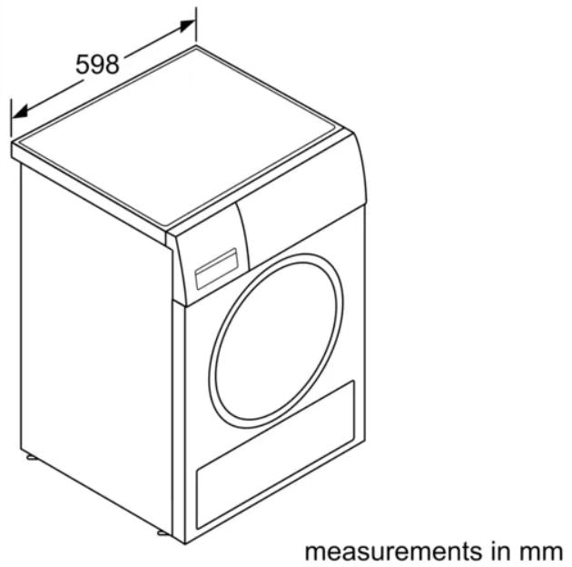 BOSCH WQG24200ID Series 6 Heat pump tumble dryer 9kg