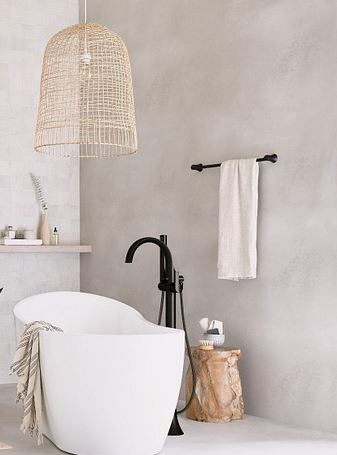 Bath Accessories MOEN Doux Hand Towel Matte Black YB0286BL