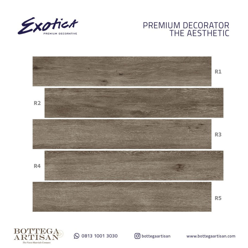 Exotica Wood Norway Taupe 20x120 cm