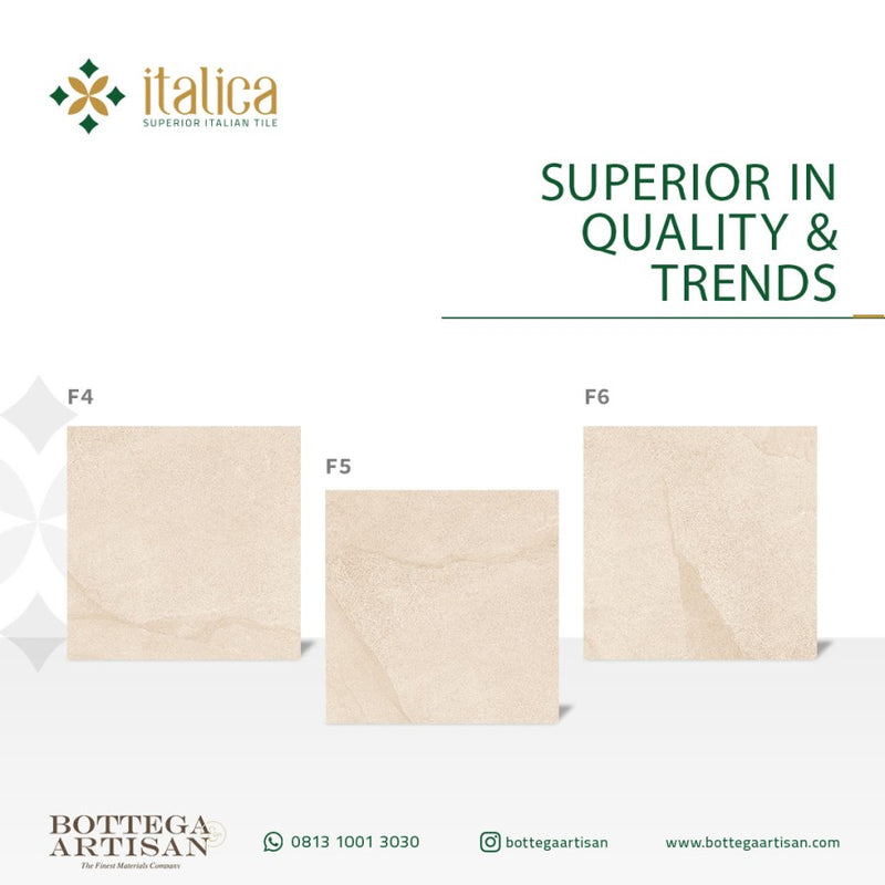 Italica Granite Tile Quartzite Crema Glossy 60X60