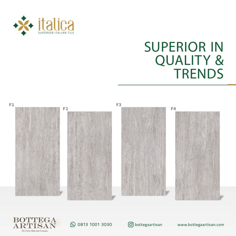 Italica Traventino Gris Matt Carving 120x60