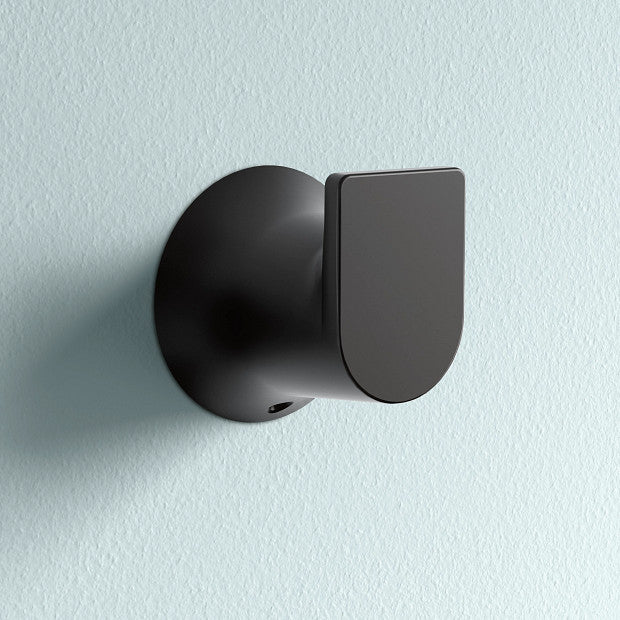Bath Accessories Genta Matte Black Robe Hook BH3603BL