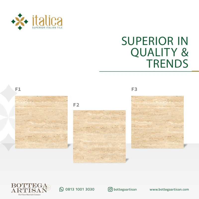 Italica Granite Tile Tepic Crema Glossy 60X60