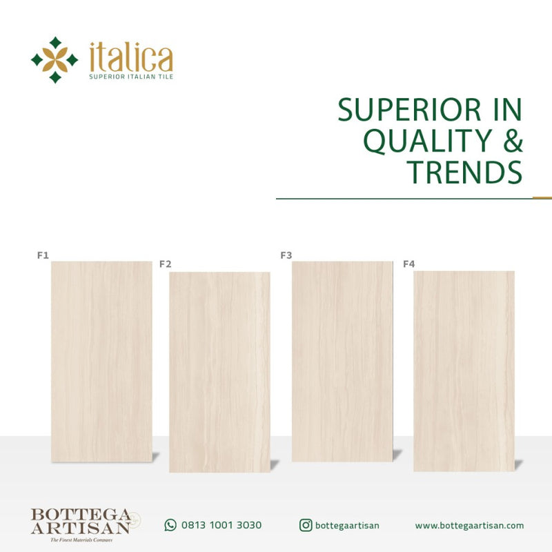 Italica Granit Tile Calido Crema Glossy 120x60