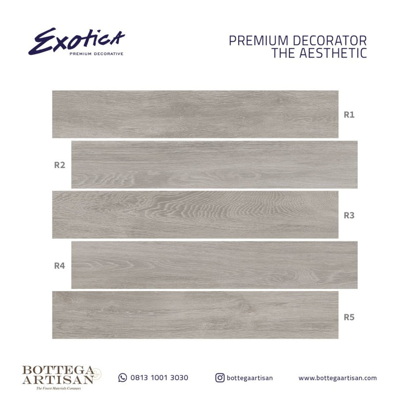 Exotica Granit Tiles Rover Gris Matt 20X120