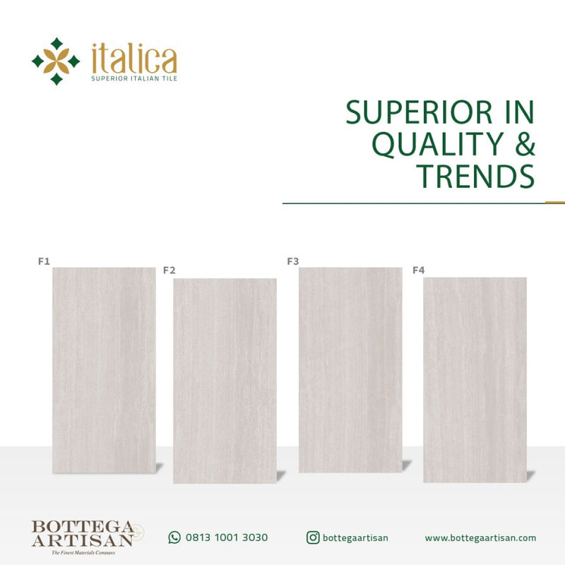 Italica Granite Tile Trioti Bianco Glossy 120X60
