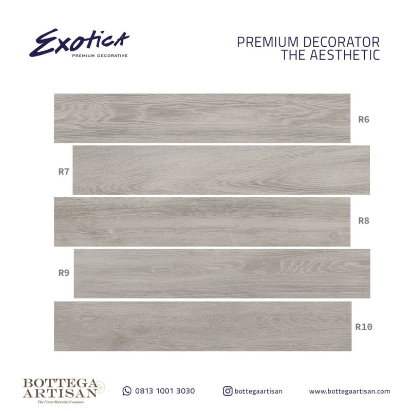 Exotica Granit Tiles Rover Gris Matt 20X120