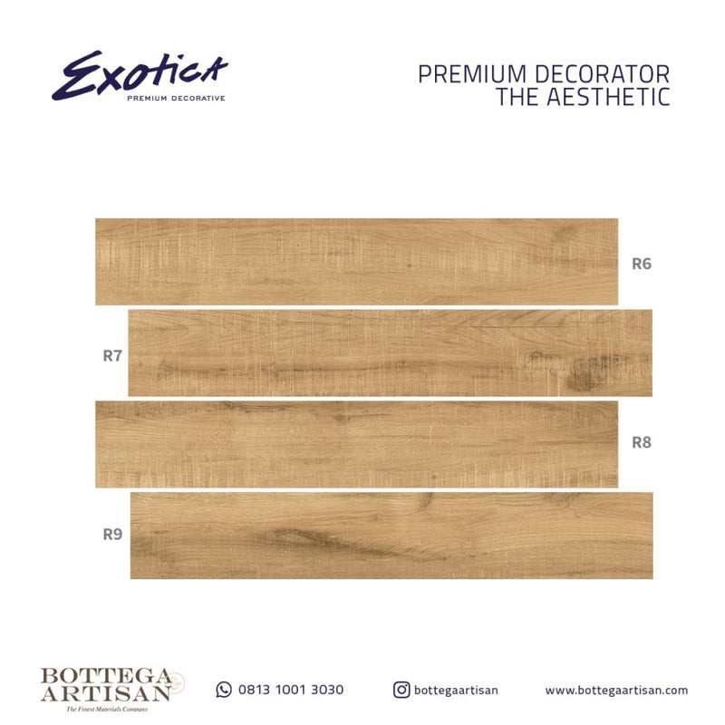 Exotica Wood Autumn Miele 20x120