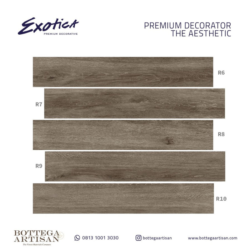 Exotica Wood Norway Taupe 20x120 cm