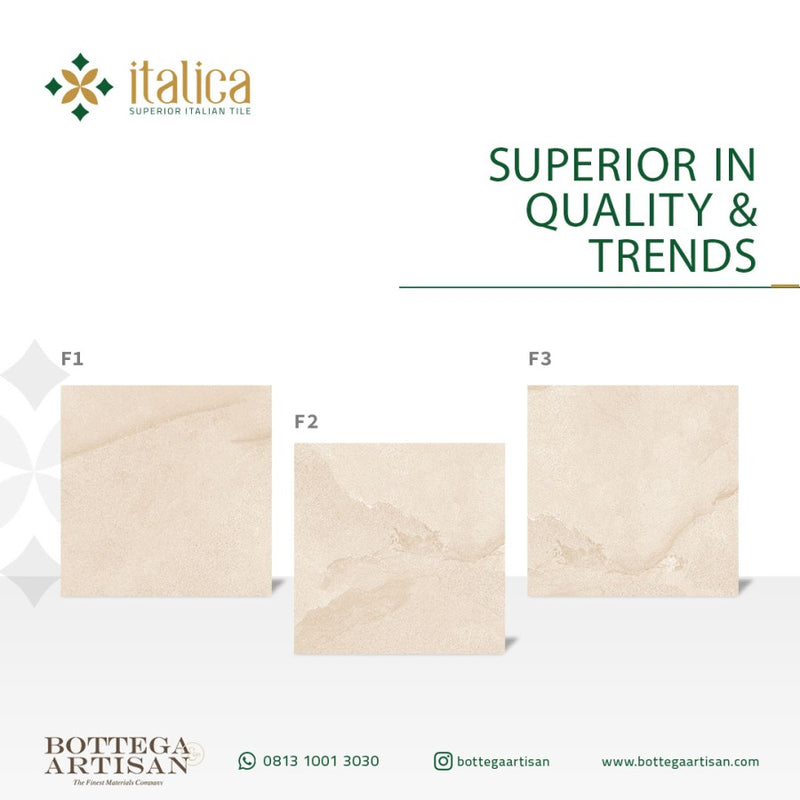 Italica Granite Tile Quartzite Crema Glossy 60X60