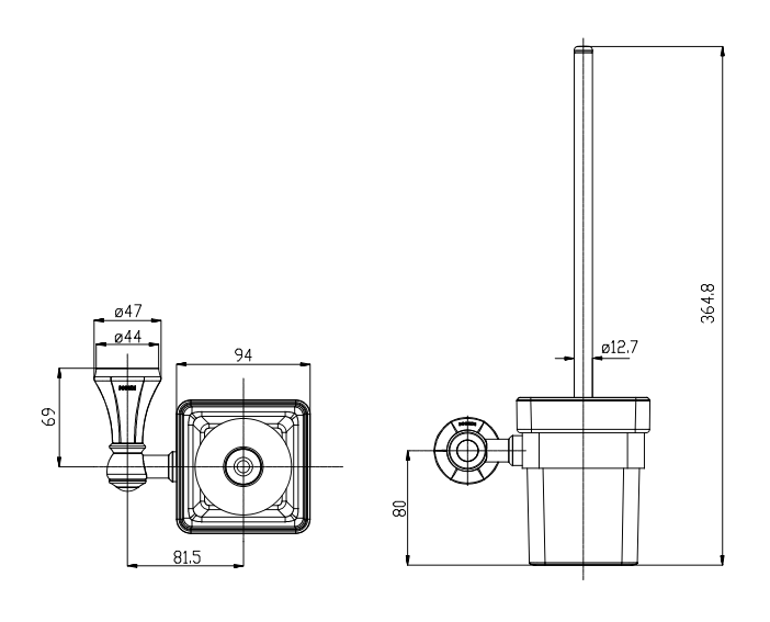 Moen ACC2206 toilet brush holder