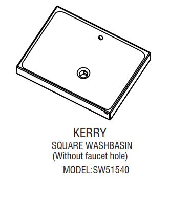 Moen SW51540 Kerry Ivory White Basin