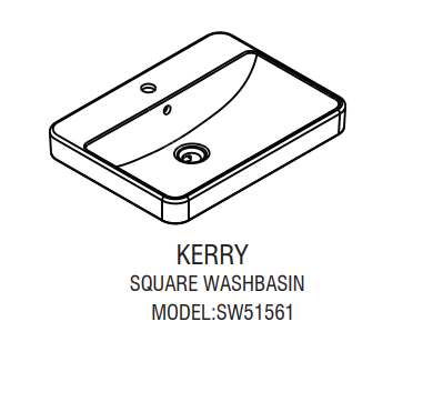 Moen SW51561 Kerry Ivory White Basin