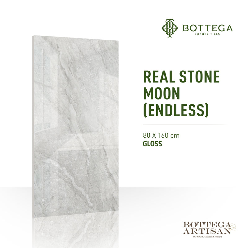 Bottega Real Stone Moon - Endless Glossy 80X160