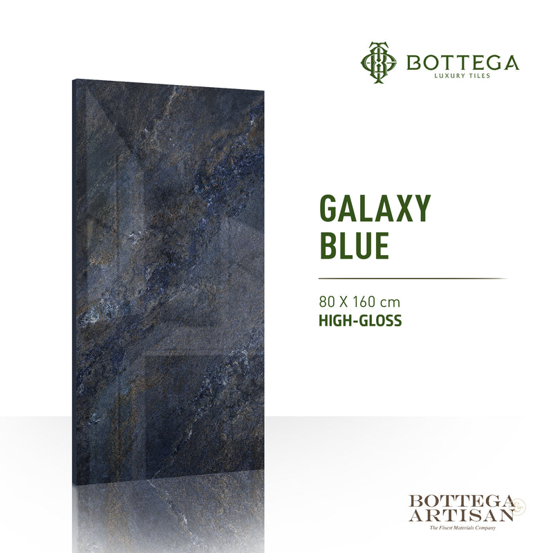 Bottega Galaxy Blue High Gloss 80X160