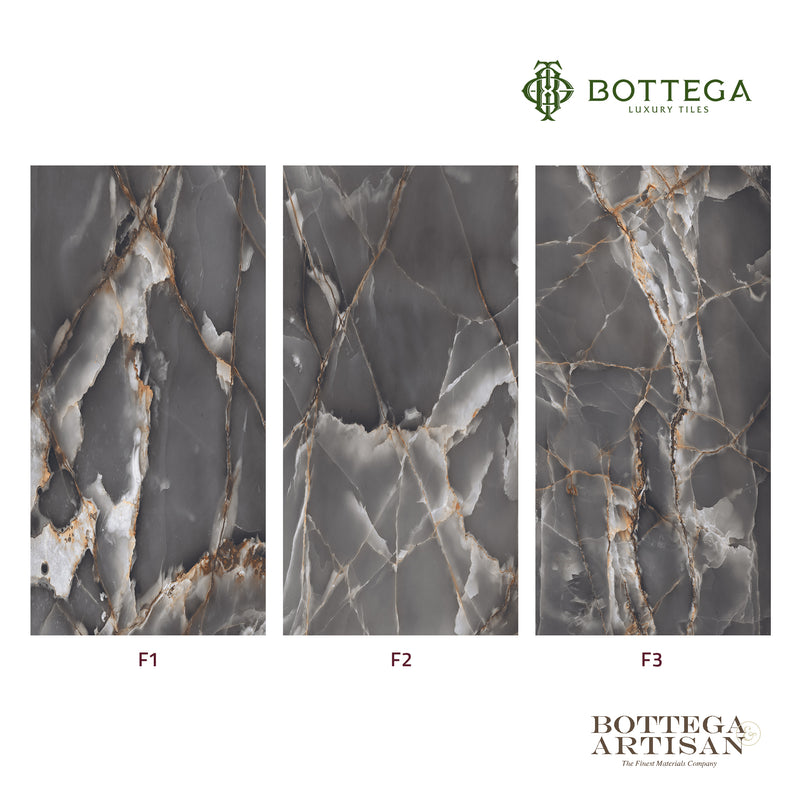 Bottega Liguria Black High Gloss 80X160