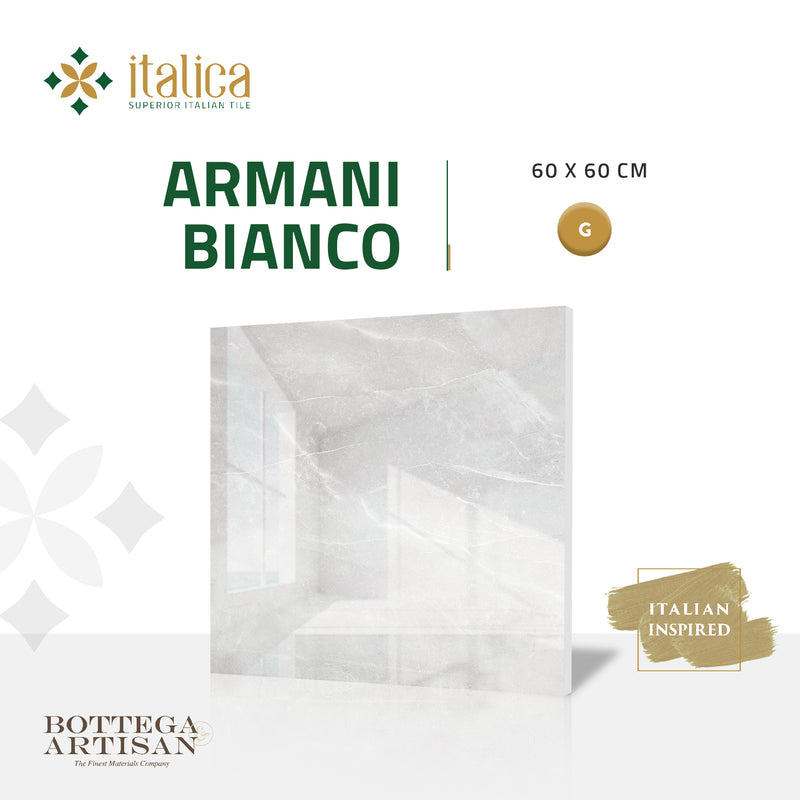 Italica Armani Bianco Glossy 60X60