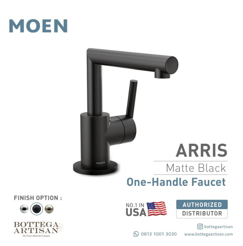 Arris One Handle Faucet Matte Black S43001BL