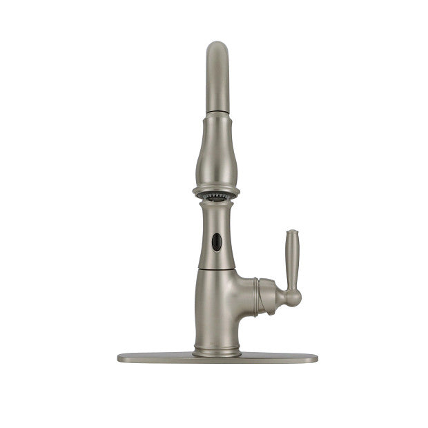 Brantford Spot Resist Stainless One-Handle High Arc Pulldown Kitchen Faucet 7185ESRS