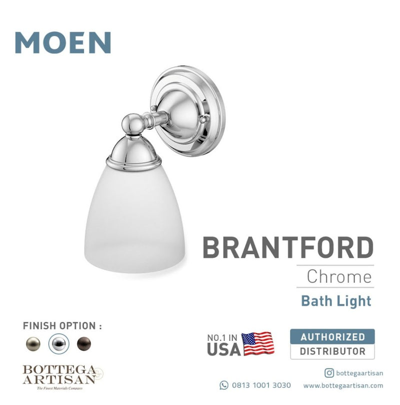 Bath Accessories MOEN Brantford Bath Light Light Chrome